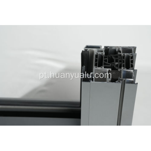 Sistema de portas dobráveis ​​personalizadas de perfil de alumínio da série 6000